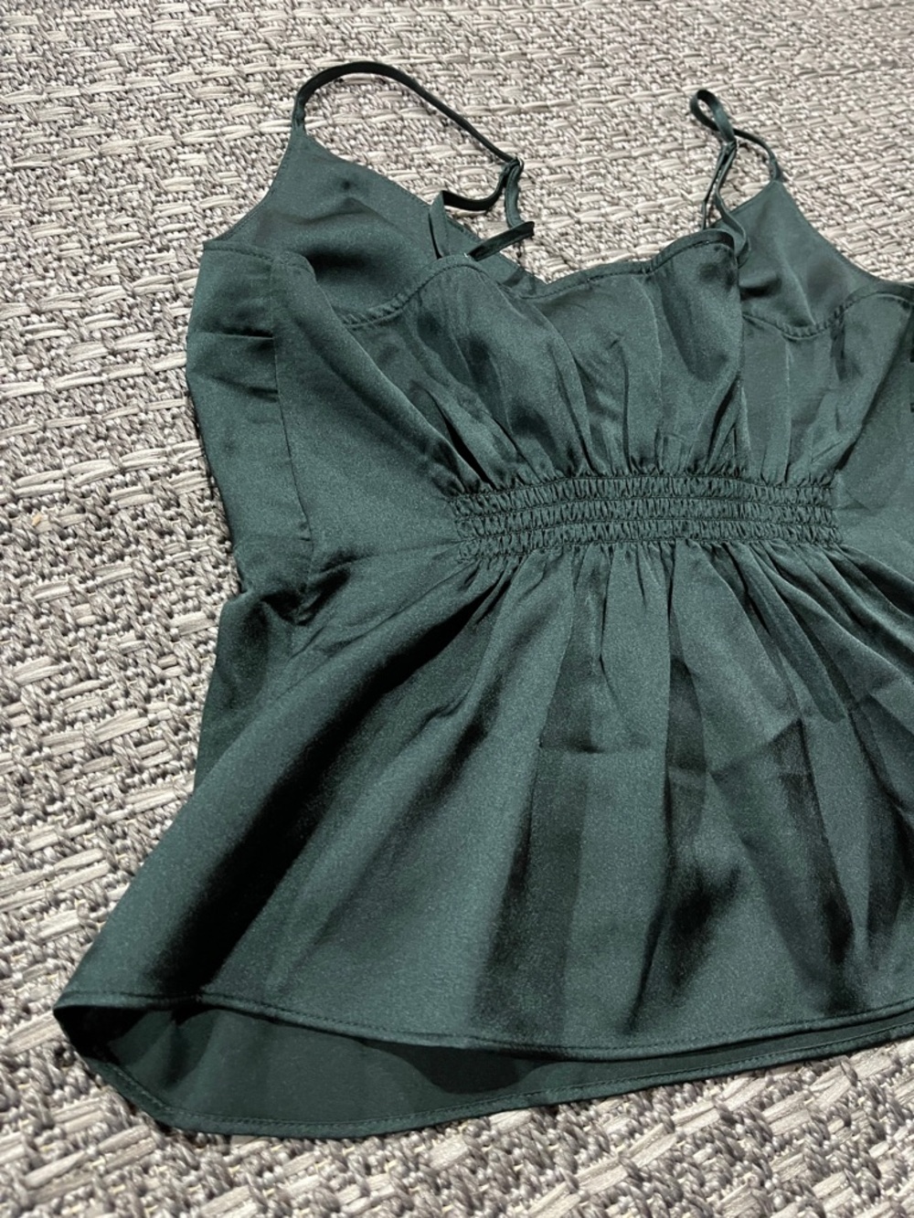 Abercrombie & Fitch | Green Fit And Flare Tank With Bow - Picture 11 of 11